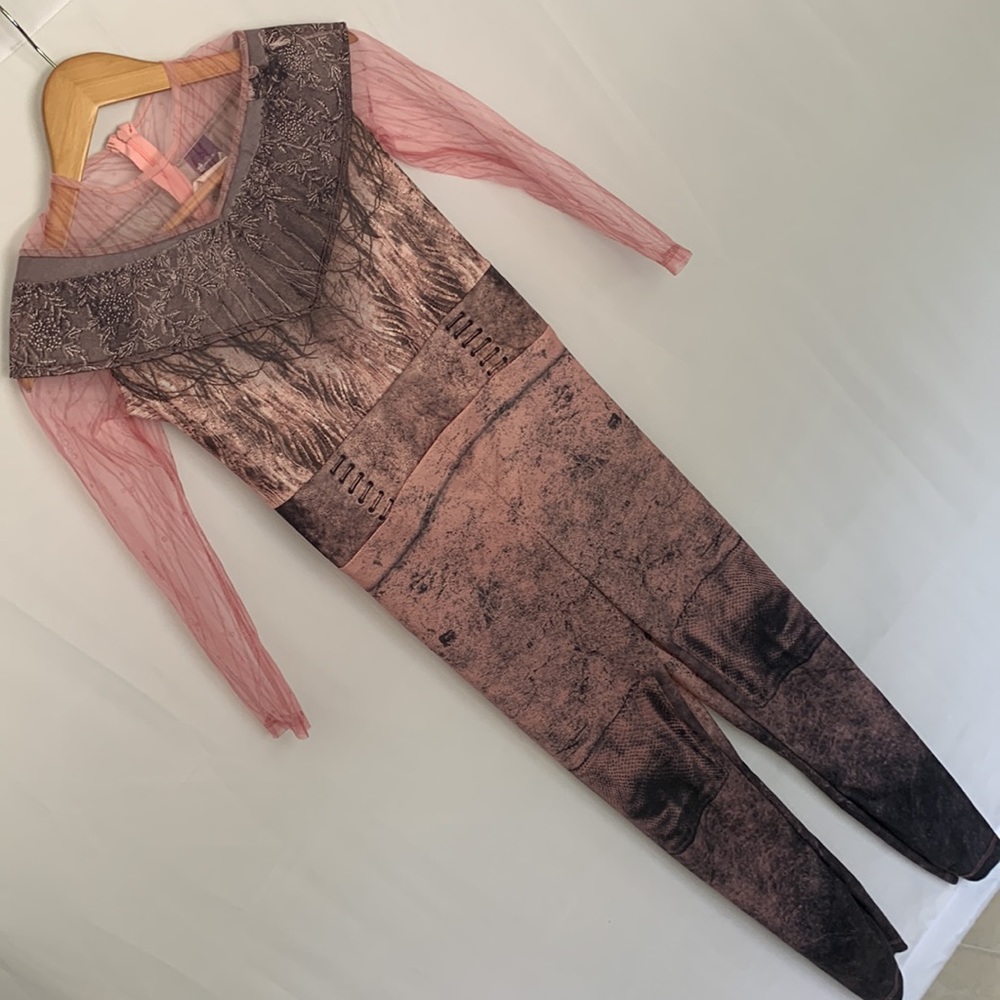 Descendants 3 Audrey Costume Jumpsuit Pink Size Large Girls' 10-12